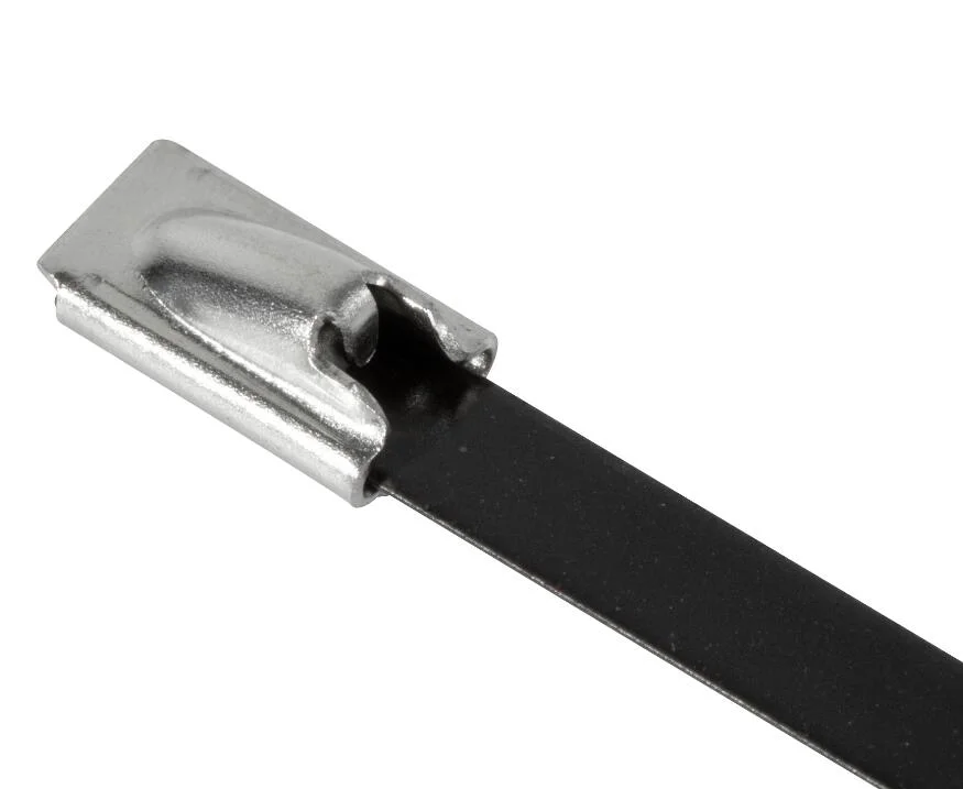 Coated Ball Lock Stainless Steel 304 316 Cable Ties with UL CE