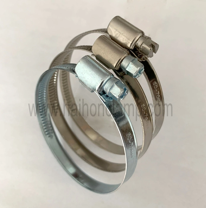 9mm and 12mm Bandwidth DIN3017 German Type Worm Drive Hose Clamps