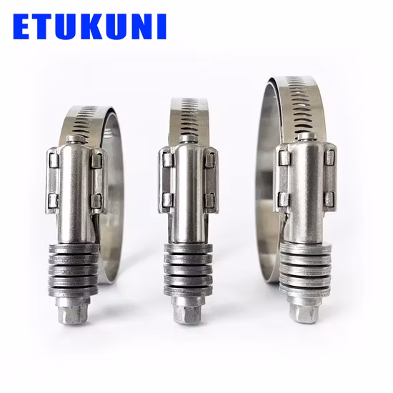 China Customized American Type Industrial Stainless Steel 304 Pipe Clamp