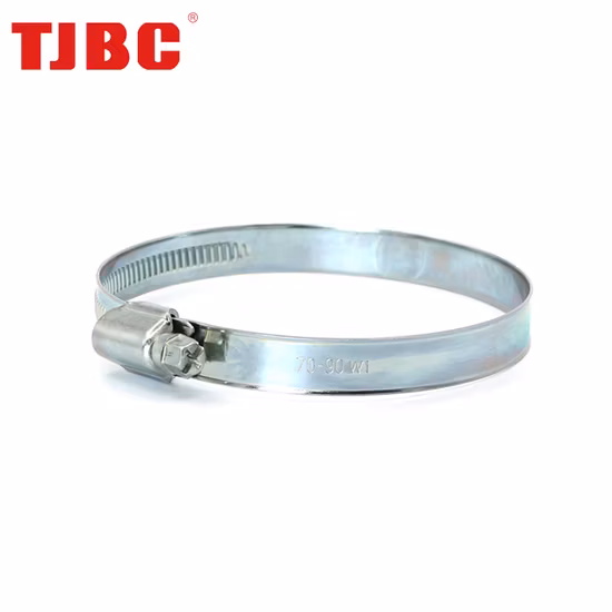 W1 German Type Hose Clamp, Worm Gear, 20-32mm Diameter Range, 9 mm Bandwidth